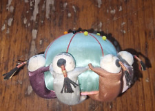 Cuscino x Cucito Aghi Porta Spilli x Cucito   Cinese in Stoffa Vintage 