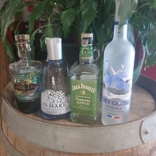 BOTTIGLIE VUOTE  DI GIN PER