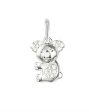 ciondolo donna uomo oro bianco