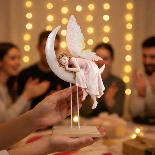 Statuina fata luna - luna, stile