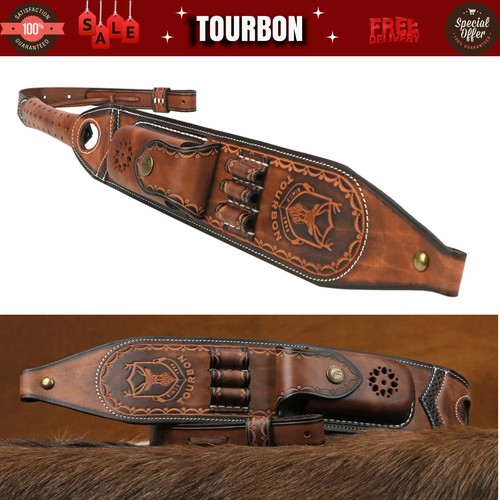 Tourbon vintage pelle fucile - tourbon,