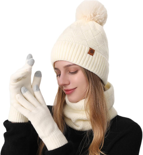Set sciarpa guanti cappello - set,
