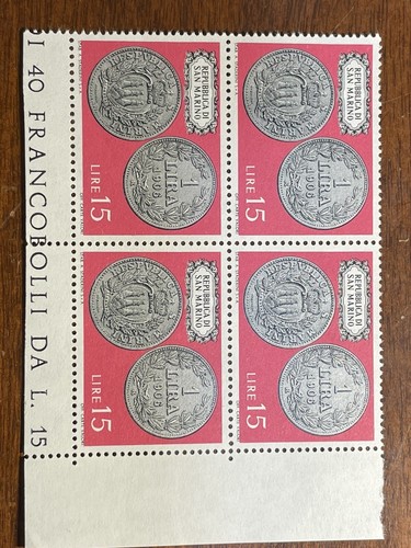 Francobolli lire san - francobolli,