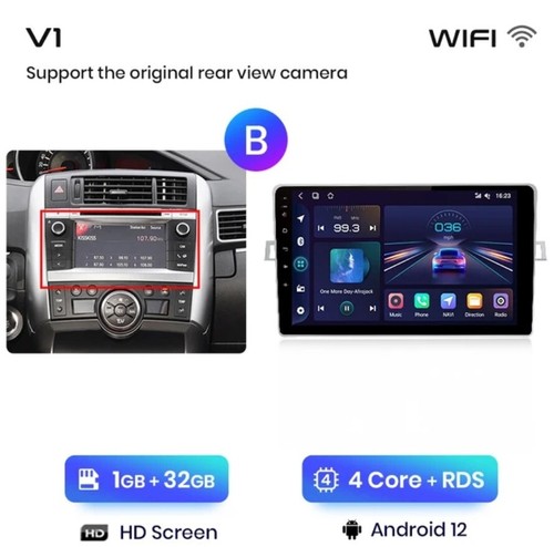 Radio din per - radio, toyota
