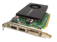 HP nVIDIA QUADRO K2200 4GB GDDR5 PCI-e 3.0 x16 SCHEDA GRAFICA DUAL DP DVI #GK9776