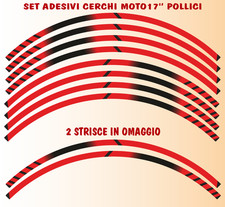 8 Strisce Adesive Cerchi Moto