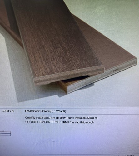 Coprifili legno piatti - 12,