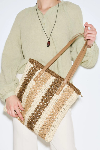 Borsa tracolla paglia a - tracolla, in