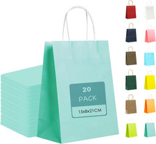 20 Pcs Sacchetti Regalo Verde