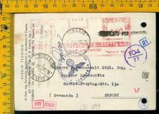 Regno Affrancatura Meccanica Rossa  le 699 sudio Jacobacci Roma