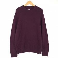 Edwin Felpa Uomo Bordeaux