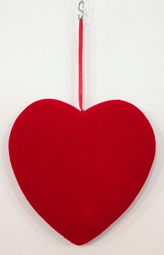 Cuore rosso decorativo piatto - cuore,