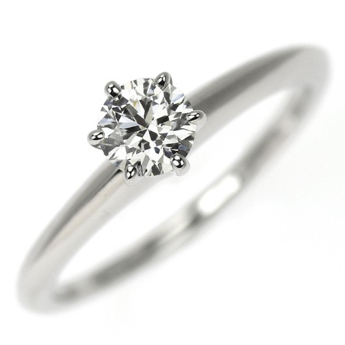 Anello tiffany pt950 diamante - anello,