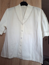 Camicia della nonna bianca con