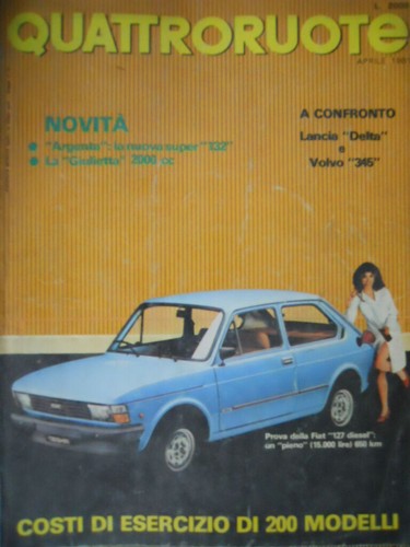 Quattroruote 306 1981 - , prova