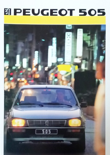 Peugeot 505 1986 depliant