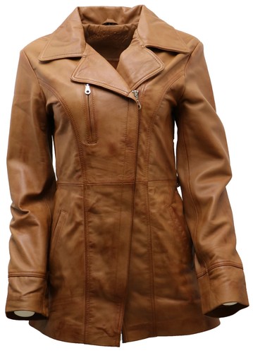 Giacca biker lunga pelle - giacca,