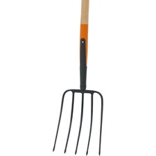 Forcella per Compost Forcone 5 Denti 110 CM Ergonomico W Colore: Antracite