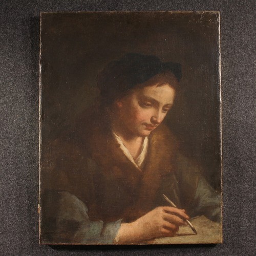 Antico dipinto ritratto