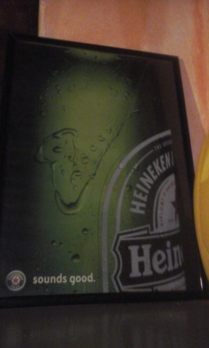 Quadro insegna heineken - quadro,