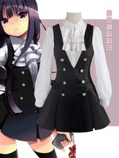 Abiti Cosplay Inu X Boku Servizio Segreto Shirakiin Ririchiyo Abiti Halloween