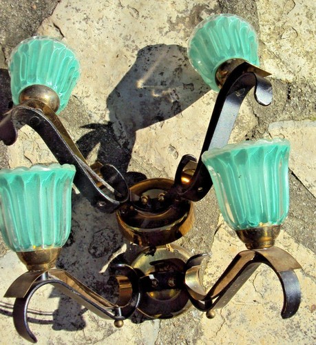 Paire anciennes appliques - paire, d'anciennes