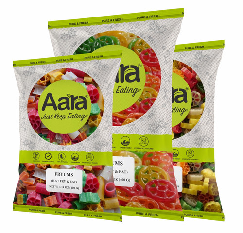 Ruota aara fryums fry - aara, eat