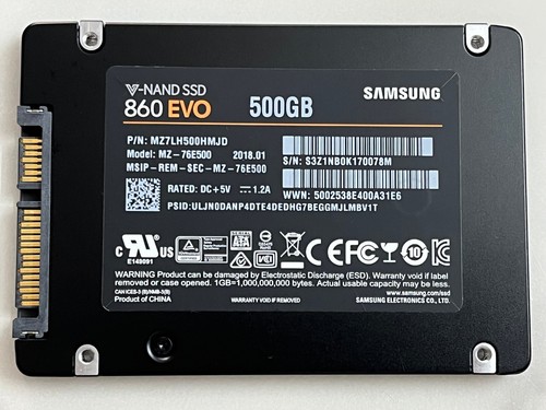 Samsung 860 evo 76e500 - 860, mz-76e500