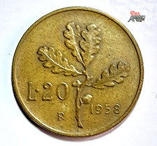 Moneta  da Lire 20 del 1958 -