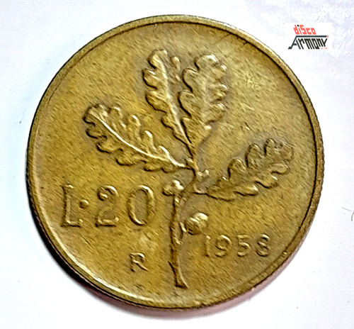 Moneta lire del 1958 - lire,