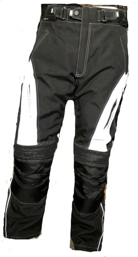 Pantaloni motociclista tessuto - pantaloni,