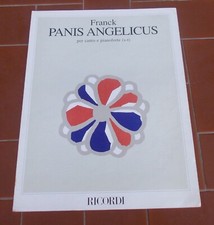 Spartito Cesar Franck PANIS ANGELICUS per canto pianoforte - Ricordi 1993