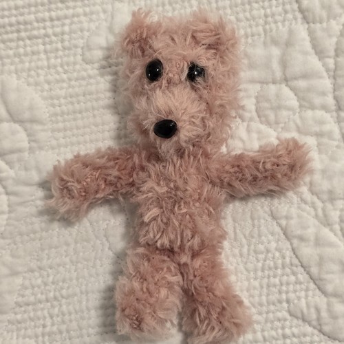 Mini orso rosa peluche - rosa,