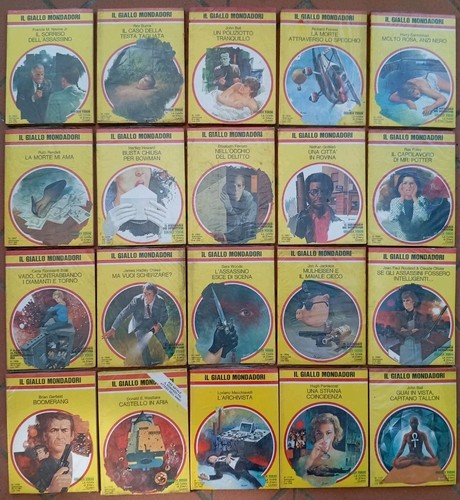 Lotto libri giallo - lotto, 20