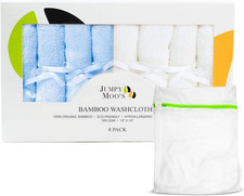 JM Asciugamani Neonati - Mussole Neonato in Cotone E Rayon Di Bambù, Ultra Spess