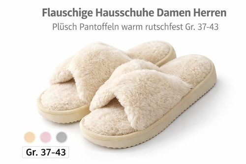Pantofole soffici donna