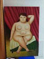Copia DONNA SEDUTA di Fernando Botero 90cmx60cm
