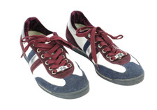 Scarpe D'Acquasparta donna Eu 37 scamosciate lacci dettagli italiani scarpe da ginnastica