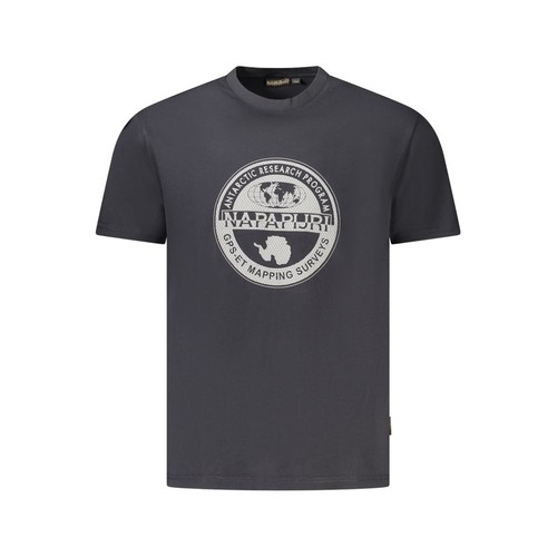Napapijri black cotton men - black,