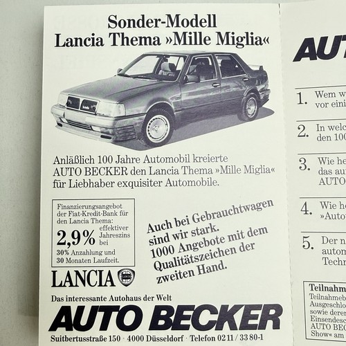 Auto becker lancia thema y10 - y10, /