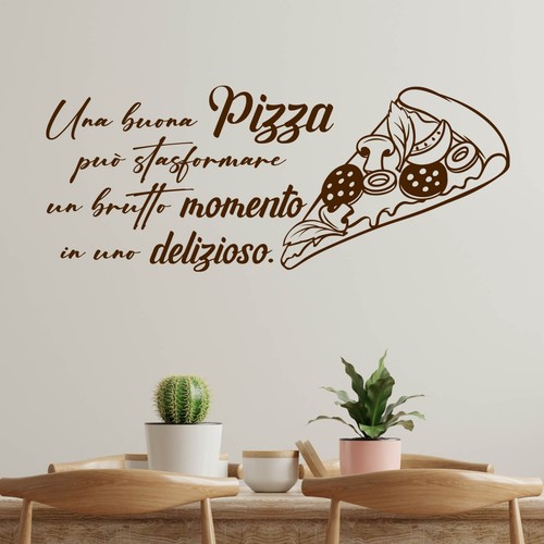 Adesivo murale pizza ws2436 - murale, |ws2436|