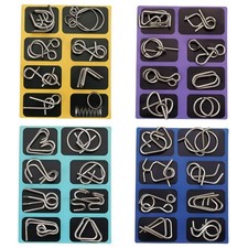 Metal Brain Teaser Puzzle, Set