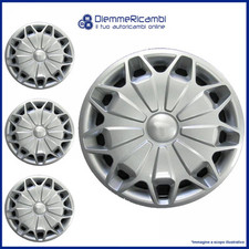 SERIE 4 BORCHIE - 4 COPRICERCHI COPPE RUOTA 16 PER FORD TRANSIT CUSTOM