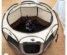 Box pieghevole per cane gatto animali recinto portatile cuccioli in tessuto 