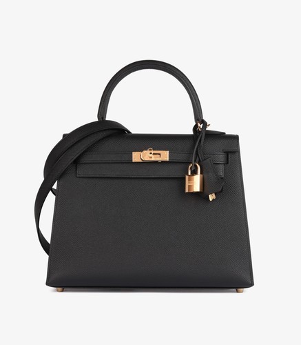 Hermès nero epsom - nero, kelly