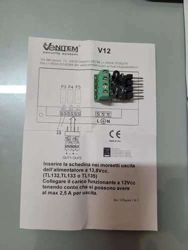 V12 riduttore tensione da - tensione,