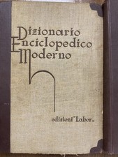 DIZIONARIO ENCICLOPEDICO MODERNO EDIZIONI LABOR 1935