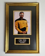 Levar Burton firmato 8x10