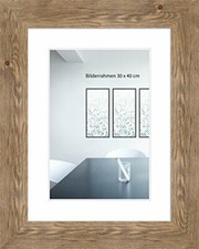 WANDStyle - Cornice portafoto, stile casetta di spiaggia I, colore: legno di rov