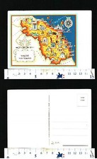 CARTOLINA PUBBLICITARIA - MARCHE E SAN MARINO - CARTINA GEOGRAFICA - 51900